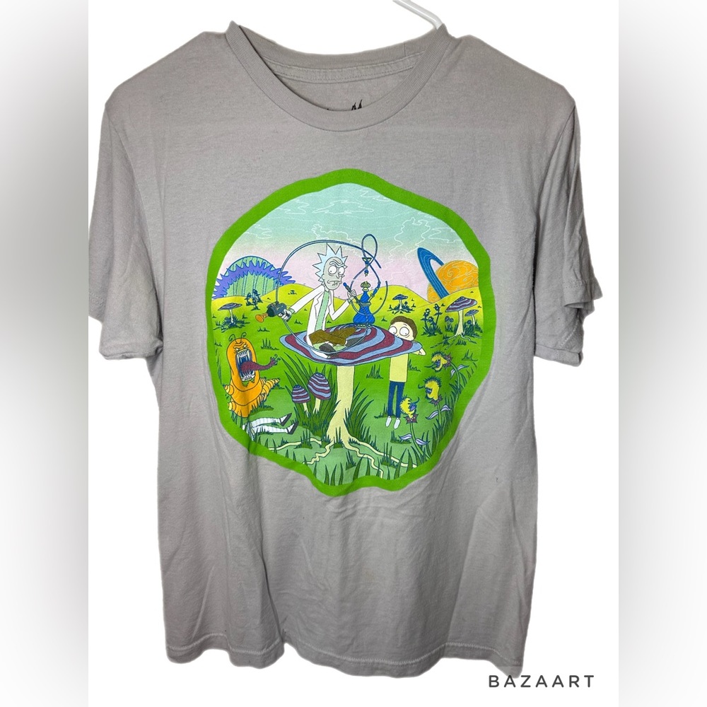 Rick And Morty Graphic Popular Skater Urban 420 Men’s T-shirt Medium